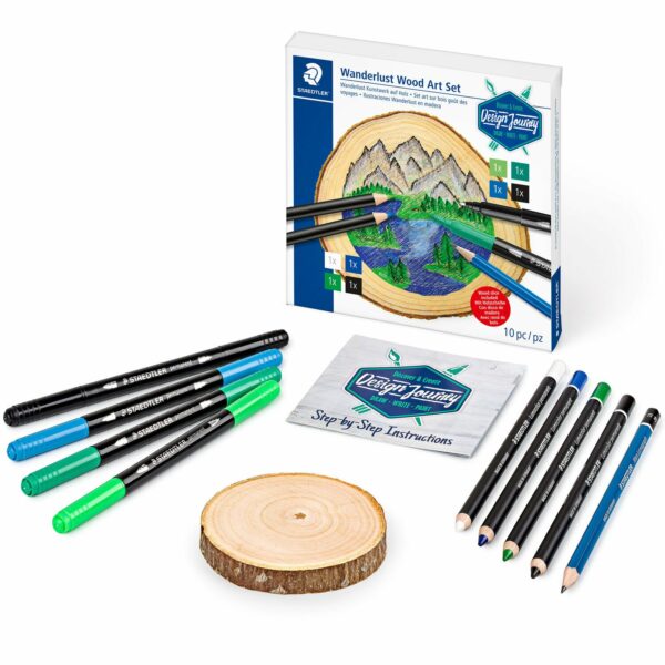 Set desen - Wanderlust Wood Art Set | Staedtler - imagine 3