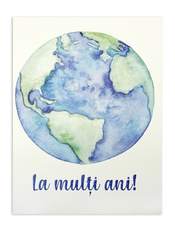 Felicitare - Pamantul destinatia experientelor | Ana-Maria Galeteanu Ilustrator - imagine 2