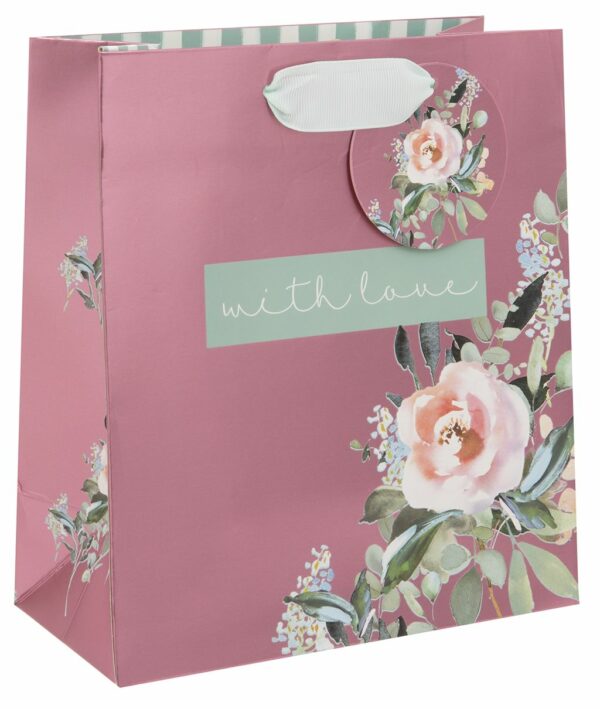 Punga cadou - Lovely Roses, Medium | Glick