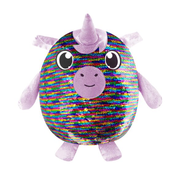 Plus mediu cu paiete reversibile Shimmeez 20 cm - Unicorn