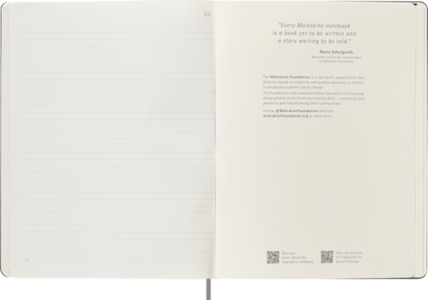 Carnet - Moleskine Smart - Hard Cover, X-Large, Ruled - Black | Moleskine - imagine 4