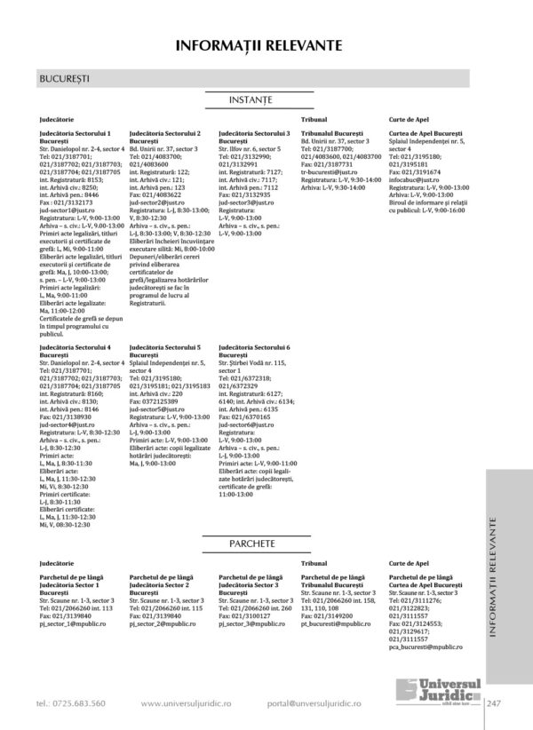 Agenda avocatului 2022. Editie spiralata | Universul Juridic - imagine 3