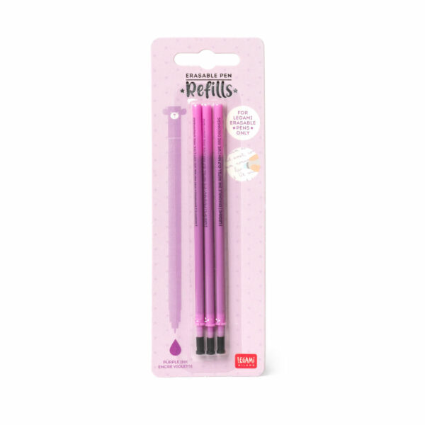 Set 3 rezerve pix - Erasable Pen Refills - Purple | Legami - imagine 2