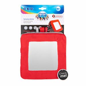 Carte educativa cu oglinda Sensory Toys, multicolor