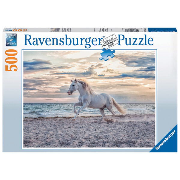 PUZZLE CAL PE PLAJA, 500 PIESE
