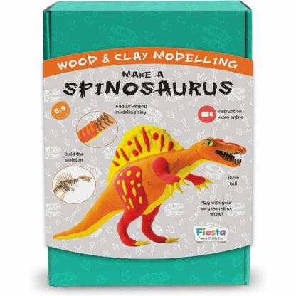 17420 5186682 1 Kit constructie lemn si argila Spinosaurus Fiesta Crafts FCT 2958 B39017420