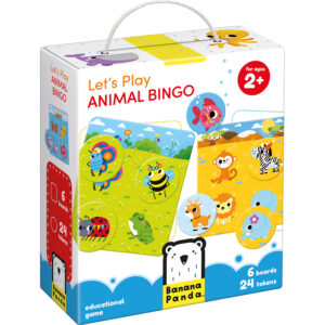 Hai sa ne jucam, Animal Bingo, 24 piese Banana Panda BP33677
