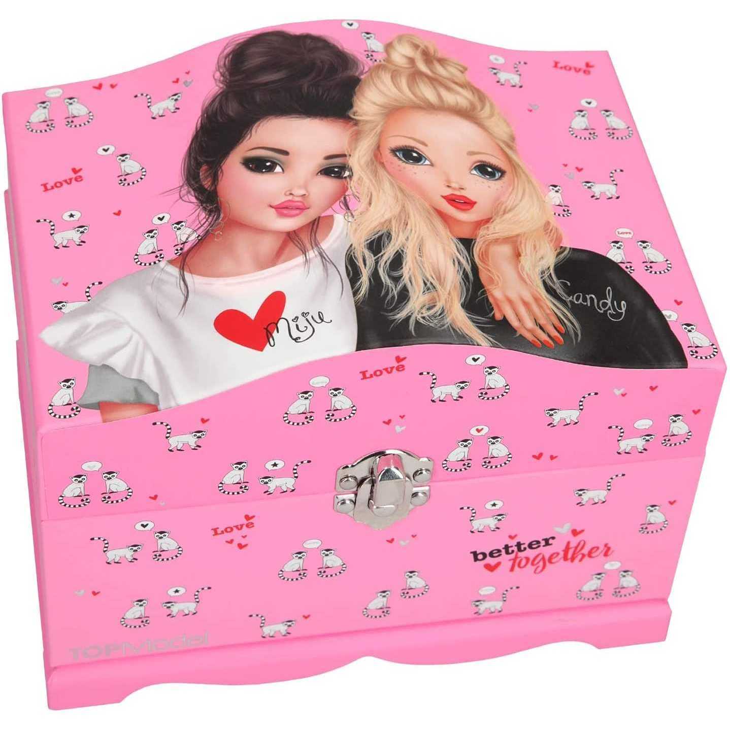 Top Model Cutie Bijuterii cu luminite Roz Miju and Candy Depesche PT10947