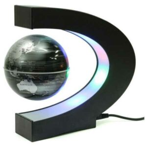 Glob pamantesc levitant in suport LED forma de semicerc Cosmolino MP12854