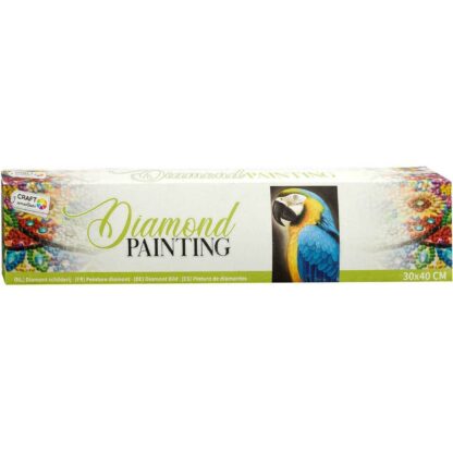 17806 5199135 1 Set creativ cu diamante rotunde Diamond Painting 30x40 cm Papagal Grafix GRCR1044 GE B39017806