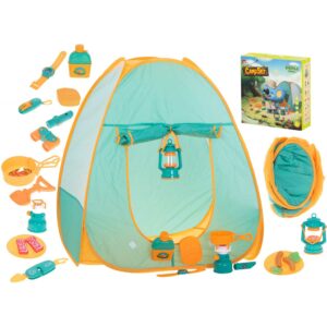 Set complet camping format din cort si 18 accesorii Ikonka IK17866