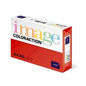 Hartie color Coloraction, A4, 80 g/mp, rosu-Chile, 500 coli/top