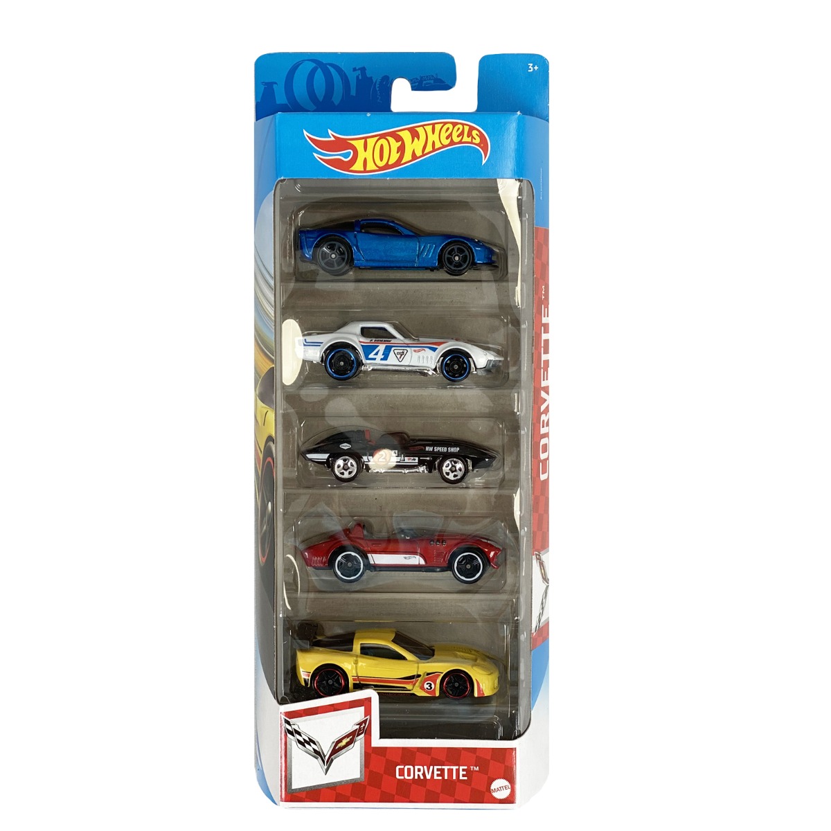 Set masinute Hot Wheels, Corvette, GTN35, 1:64 (5 modele)