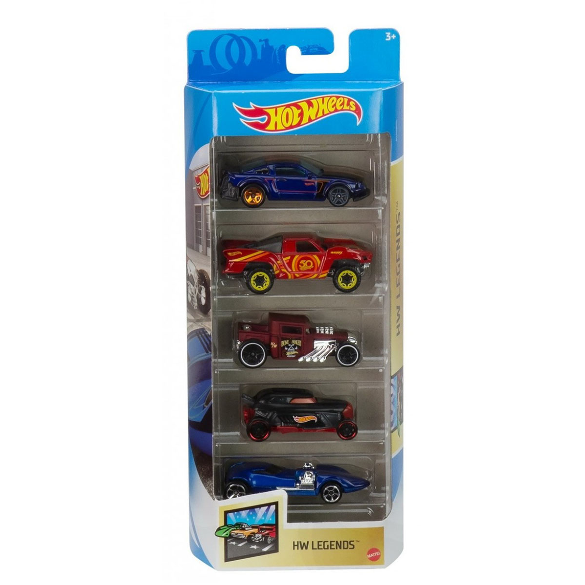 Set masinute Hot Wheels, Hw Legends, GTN38, 1:64 (5 modele)