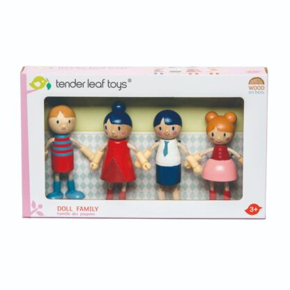 191856081425 set 4 figurine din lemn tender leaf toys familia doll 1