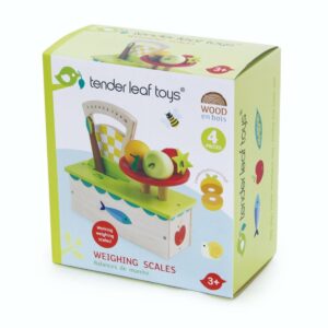 Cantar din lemn, Tender Leaf Toys, 4 piese