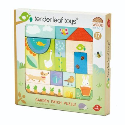 191856084549 tl8454 001 puzzle educativ lemn tender leaf toys din gradina 17 piese 4