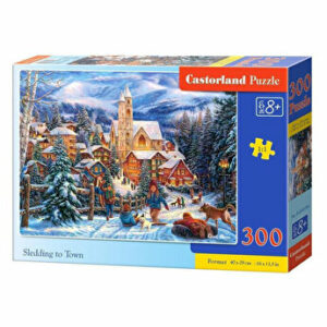 Puzzle Sledding to Town, 300 piese