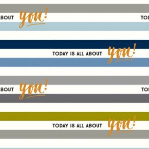 Hartie de impachetat - Today is all about you blue | Glick