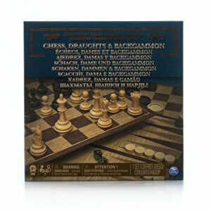 Set jocuri 3 in 1 - sah, dame, table