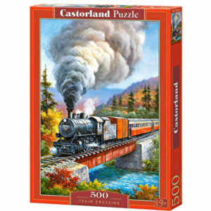 Puzzle Train Crossing, 500 piese