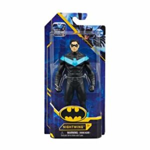 Figurina Batman, Nightwing cu costum Metal Tech, 15 cm