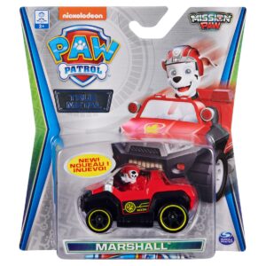 Masinuta cu figurina Paw Patrol True Metal, Marshall 20124750