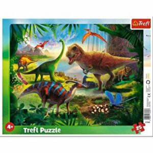 Puzzle Plansa Dinozauri, 25 piese