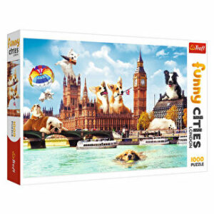 Puzzle Trefl catelusi la Londra, 1000 piese
