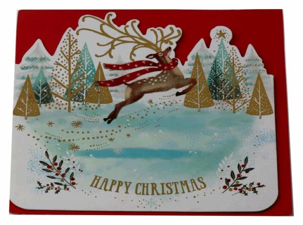 Felicitare - Die-Cut - Happy Christmas | Ling Design