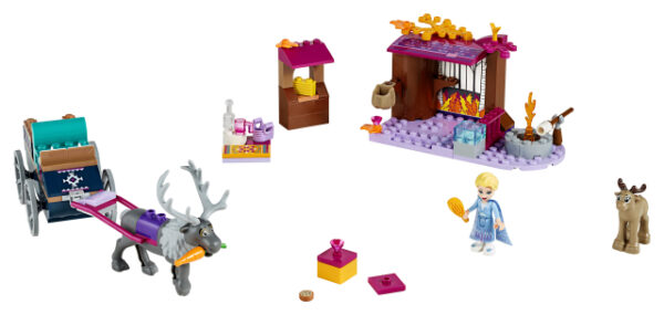 LEGO? Disney Princess Aventura Elsei cu caruta