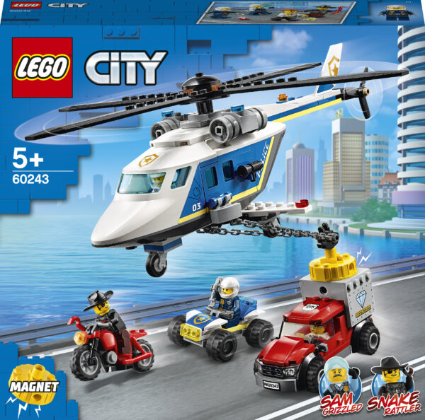 LEGO? City Urmarire cu elicopterul politiei