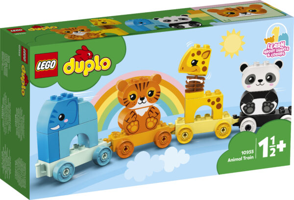 LEGO DUPLO Primul meu - Tren cu animale 10955, 15 piese