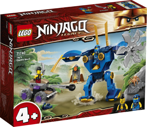 LEGO NINJAGO - Legacy Robotul Electro al lui Jay 71740, 106 piese