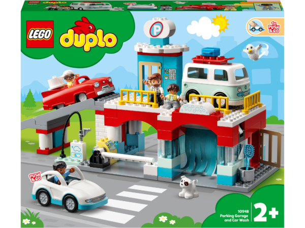 DUPLO Town - Garaj si spalatorie de masini 10948, 112 piese
