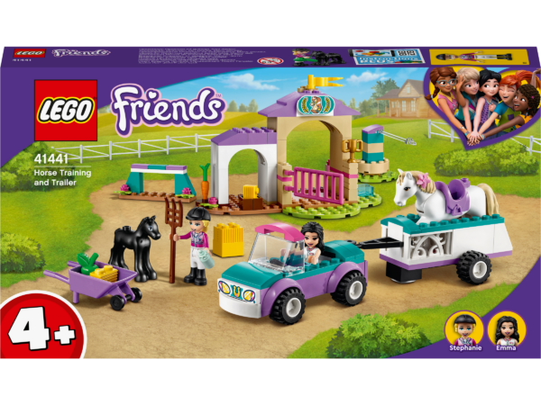 LEGO Friends - Dresaj de cai si remorca 41441, 148 piese