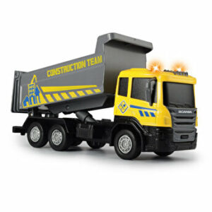 Basculanta Scania cu lumini si sunete, 17 cm
