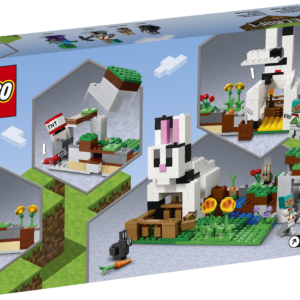 LEGO Minecraft - Ferma de iepuri 21181, 340 piese