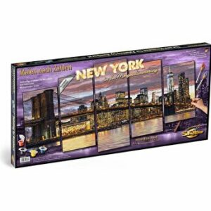 Kit pictura pe numere Schipper - New York, 5 tablouri