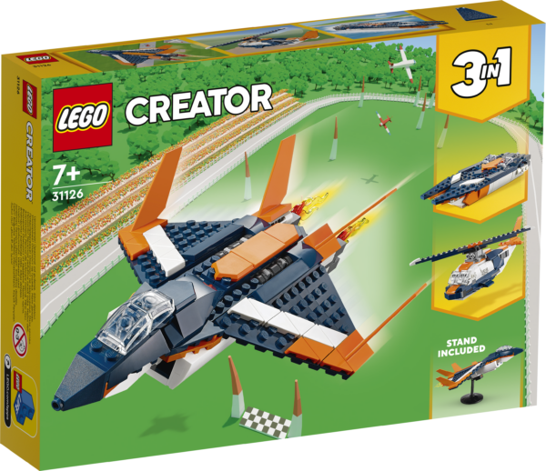 LEGO Creator 3 in 1 - Avion supersonic