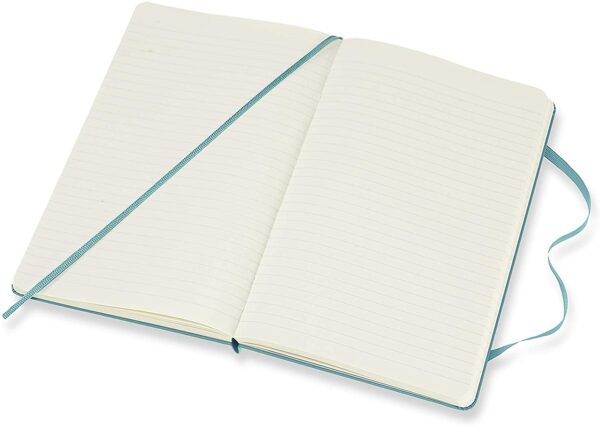 Carnet - Moleskine Classic - Hard Cover, Large, Ruled - Reef Blue | Moleskine - imagine 3