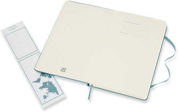 Carnet - Moleskine Classic - Hard Cover, Large, Ruled - Reef Blue | Moleskine - imagine 5