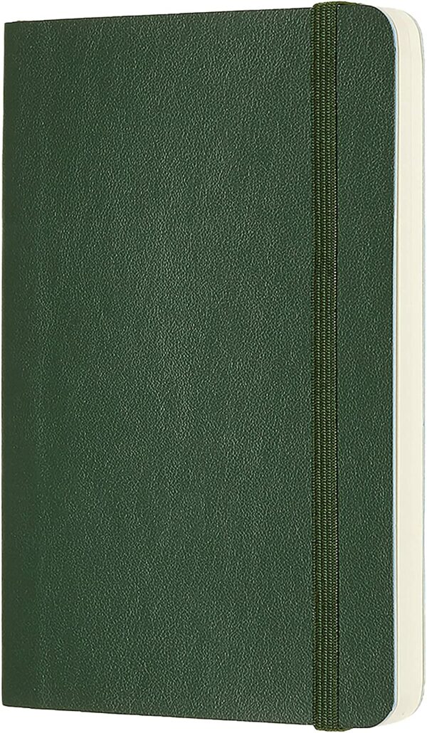 Carnet Moleskine - Classic Plain Pocket Notebook Soft - Myrtle Green | Moleskine - imagine 4