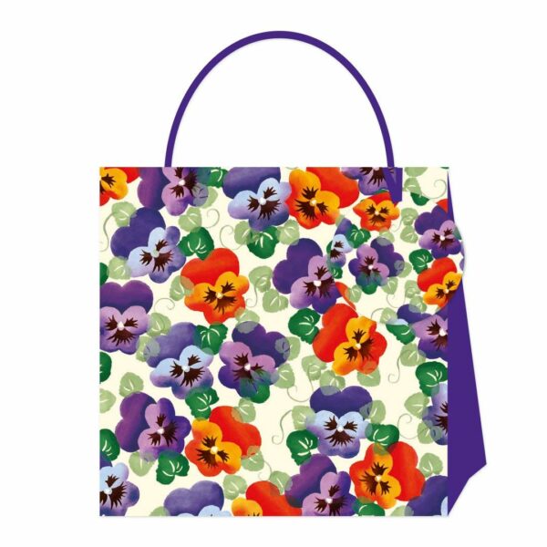 Punga de cadou mica - Purple Pansy | Swan Mill Paper