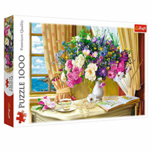 Puzzle Trefl Flowers in the morning, 1000 piese