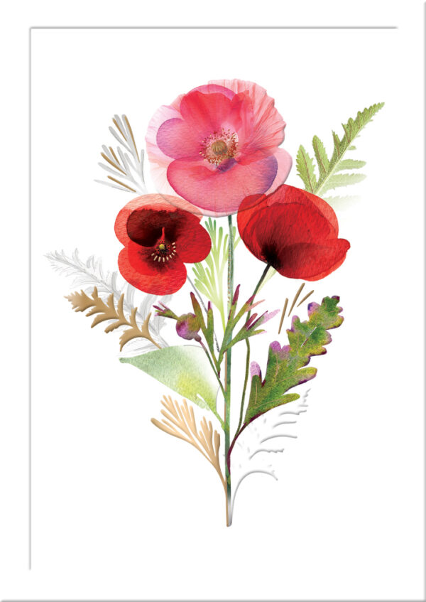 Felicitare - Poppies | Ling Design