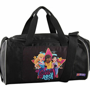 Geanta echipament sportiv, cu buzunar pentru incaltaminte, LEGO Core Line - design Friends Girls Rock