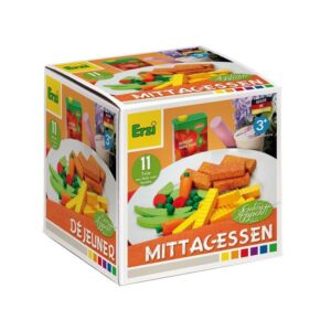 Set 11 alimente din lemn Pranz, 3 ani+, Erzi