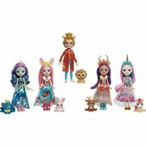 Set 5 papusi Enchantimals Royal cu animalute