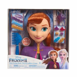 Papusa Anna Frozen 2, Styling Head - Manechin pentru coafat cu accesorii incluse